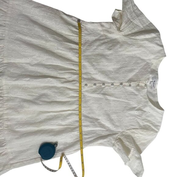 Madewell Ivory Eyelet Dress - Picture 2 of 8